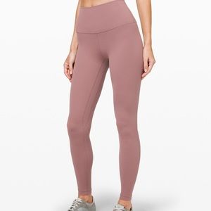 lululemon align leggings in misty mocha, size 4